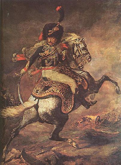 Theodore   Gericault Chargingchasseur oil painting picture